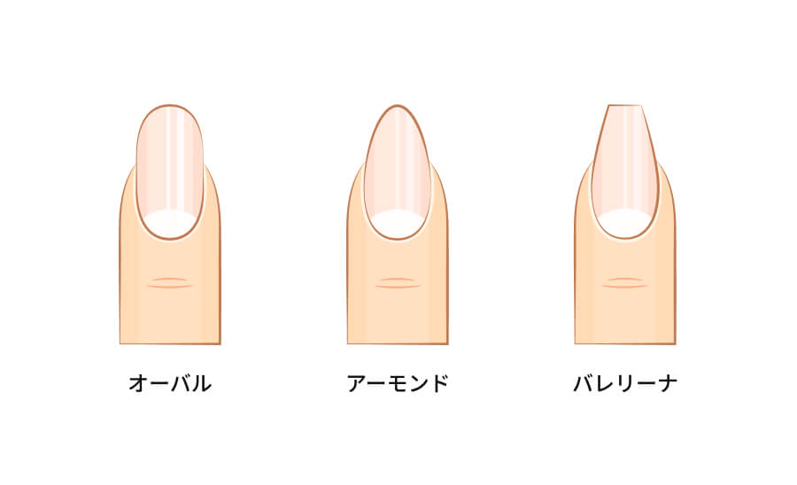 横幅が広い爪の人におすすめの形