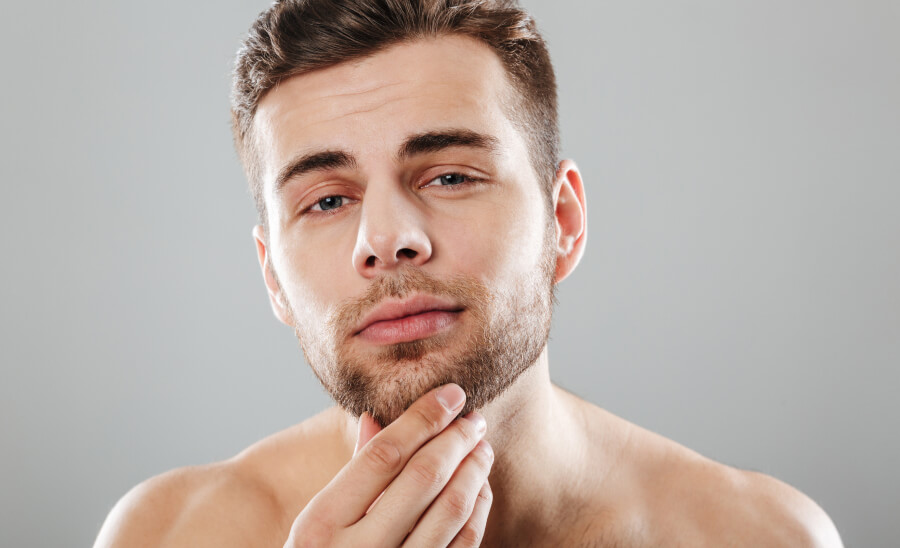 ひげケアと青み対策